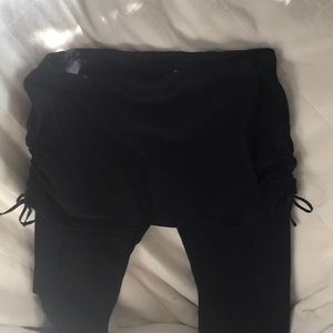 Athleta cotton skirt/leggings, size large petite